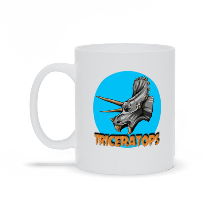 Triceratops Portrait Mug | Jurassic Studio