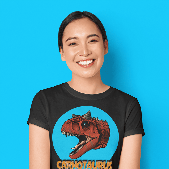 Women Carnotaurus Head T-Shirt | Jurassic Studio