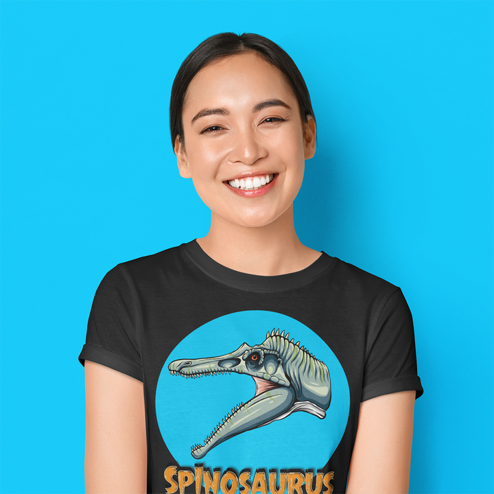 Women Spinosaurus Head T-Shirt | Jurassic Studio