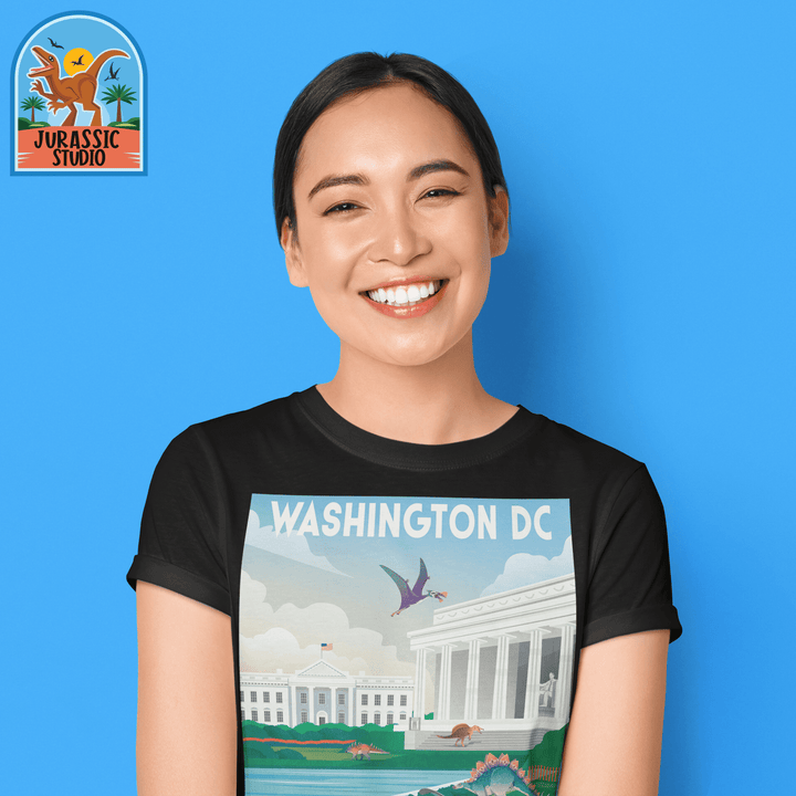 Women Washington DC T-Shirt | Jurassic Studio