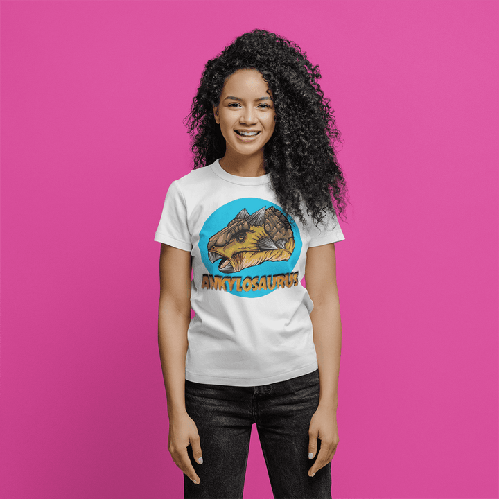 Women Ankylosaurus Head T-Shirt | Jurassic Studio
