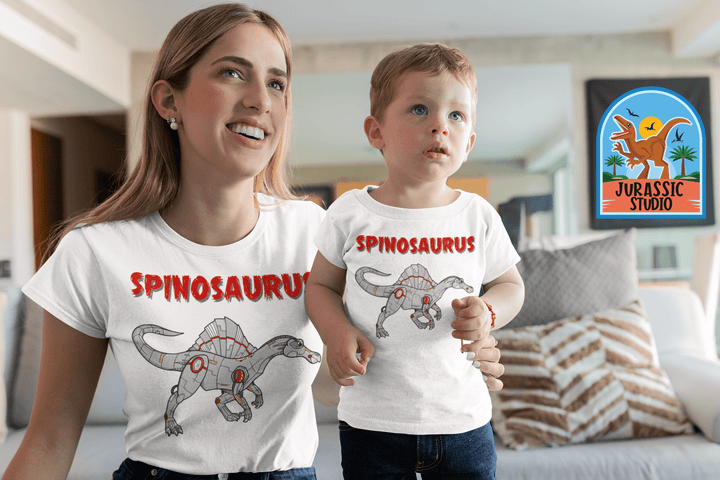 Women Robot Spinosaurus T-Shirt | Jurassic Studio