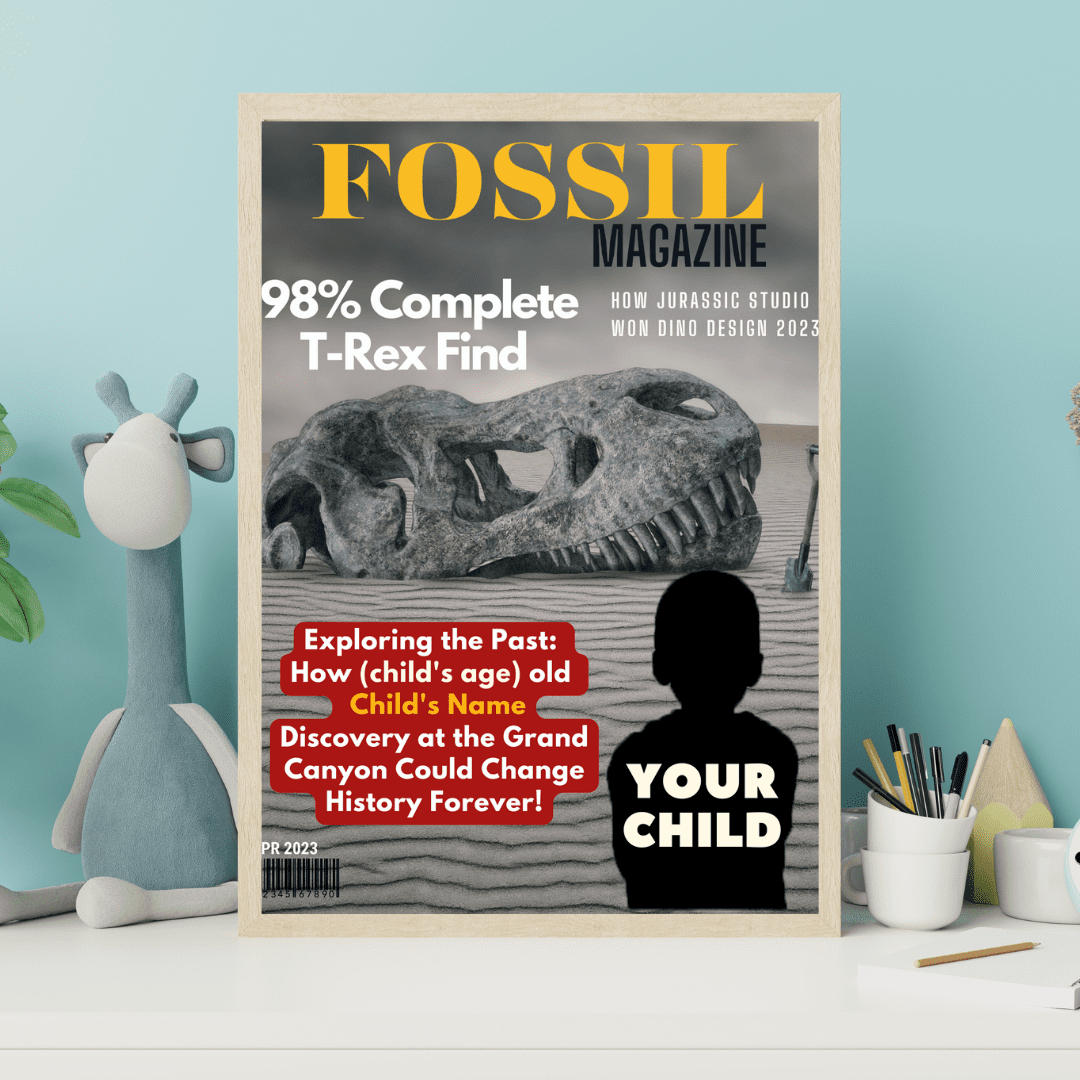Fossil Magazine Personalized Cover (Digital) | Jurassic Studio